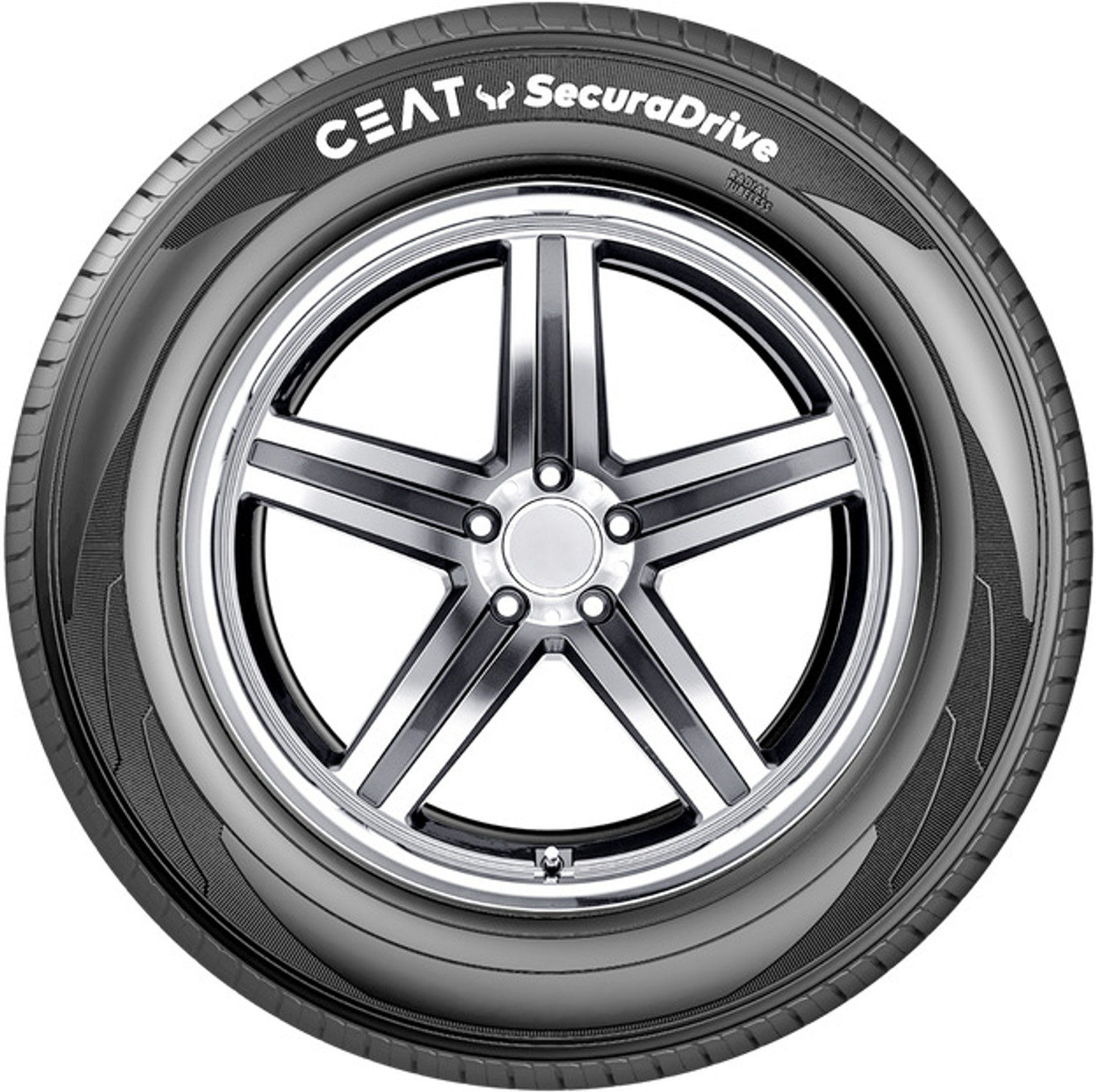 Image of CEAT 195 /65R15 SECURADRIVE TL 91H Car Tyre 4 Wheeler Tyre