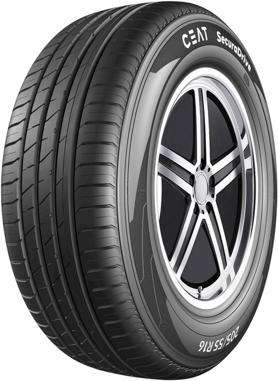 CEAT 185/55R16 SECURADRIVE TL 83V Car Tyre 4 Wheeler Tyre Price in
