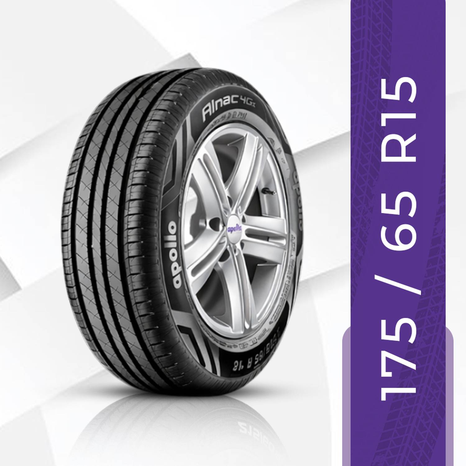 Apollo 175/65 R15 84H ALNAC 4GS TL 4 Wheeler Tyre Price in India