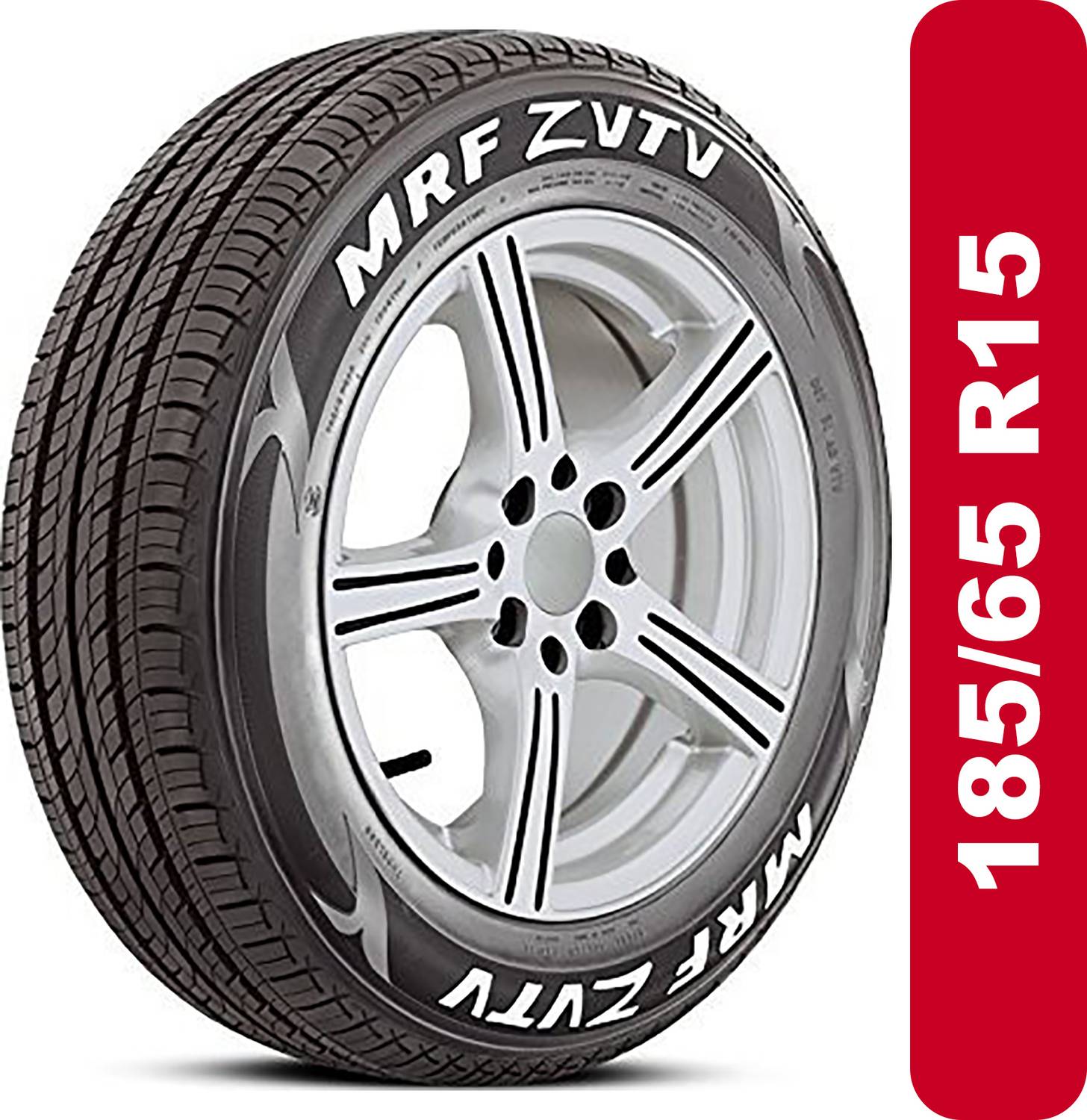 MRF ZVTV 185/65 R15 88S 4 Wheeler Tyre Price in India - Buy MRF