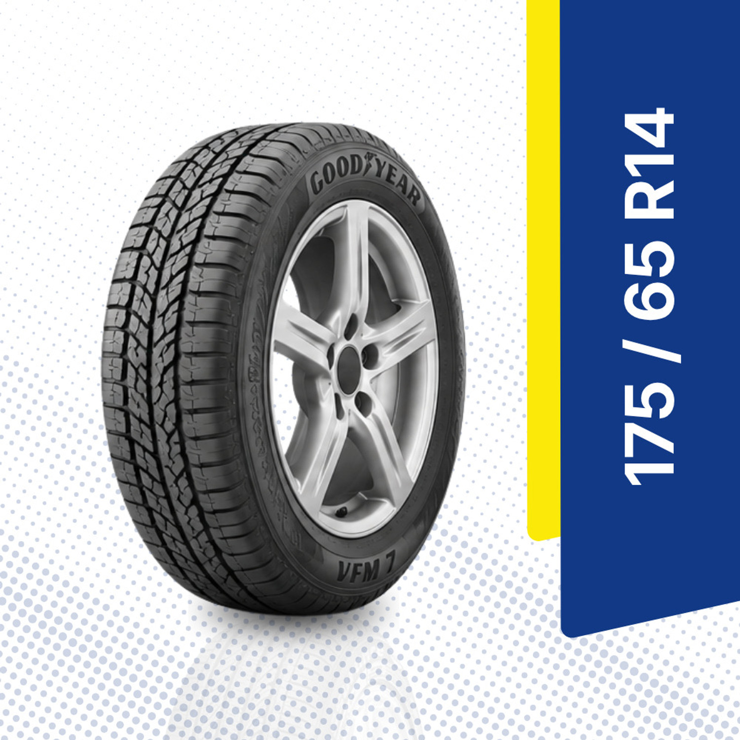 Image of Goodyear Kelly VFM 7 82T 4 Wheeler Tyre