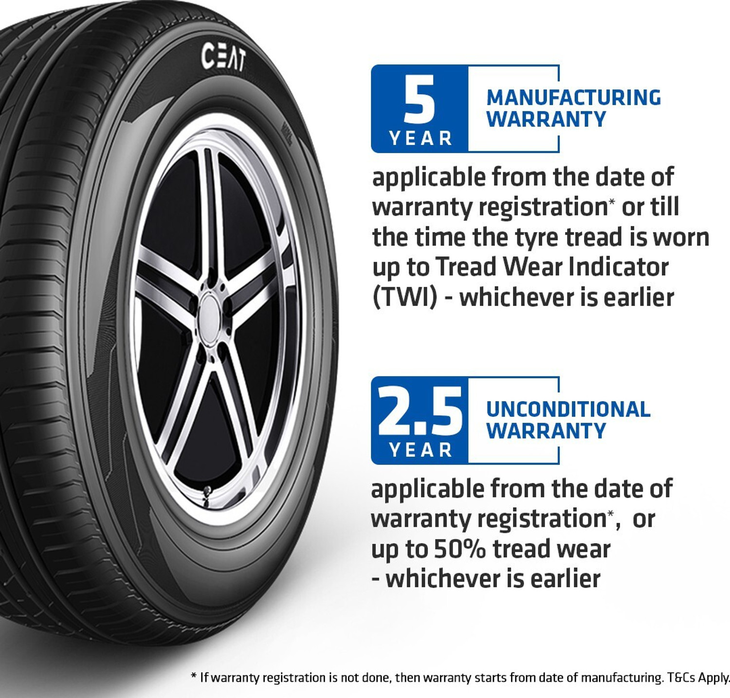 Image of CEAT 105035 4 Wheeler Tyre