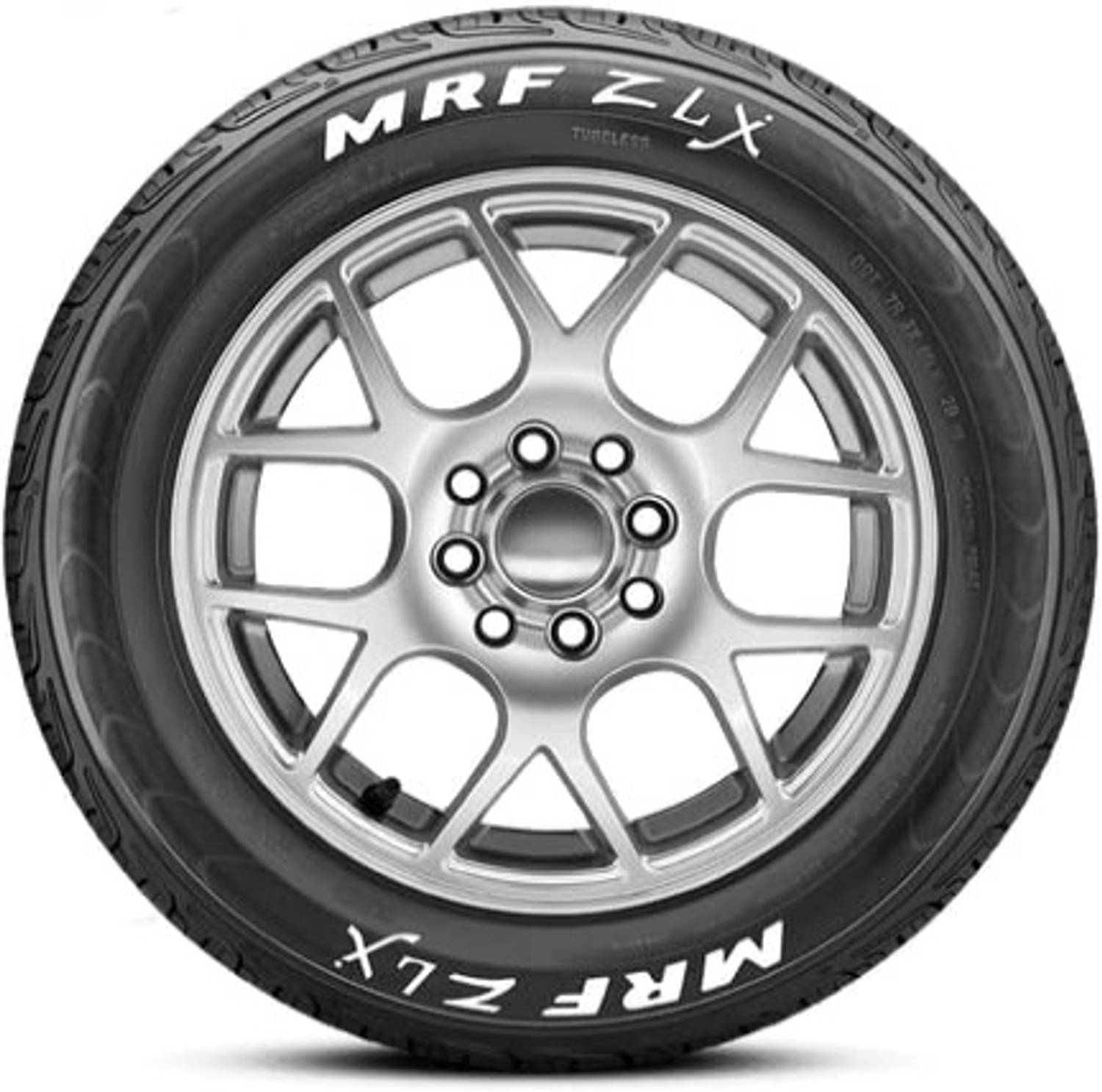 MRF 165/70R14 ZLX 81T TUBE LESS TYRE 4 Wheeler Tyre Price in India