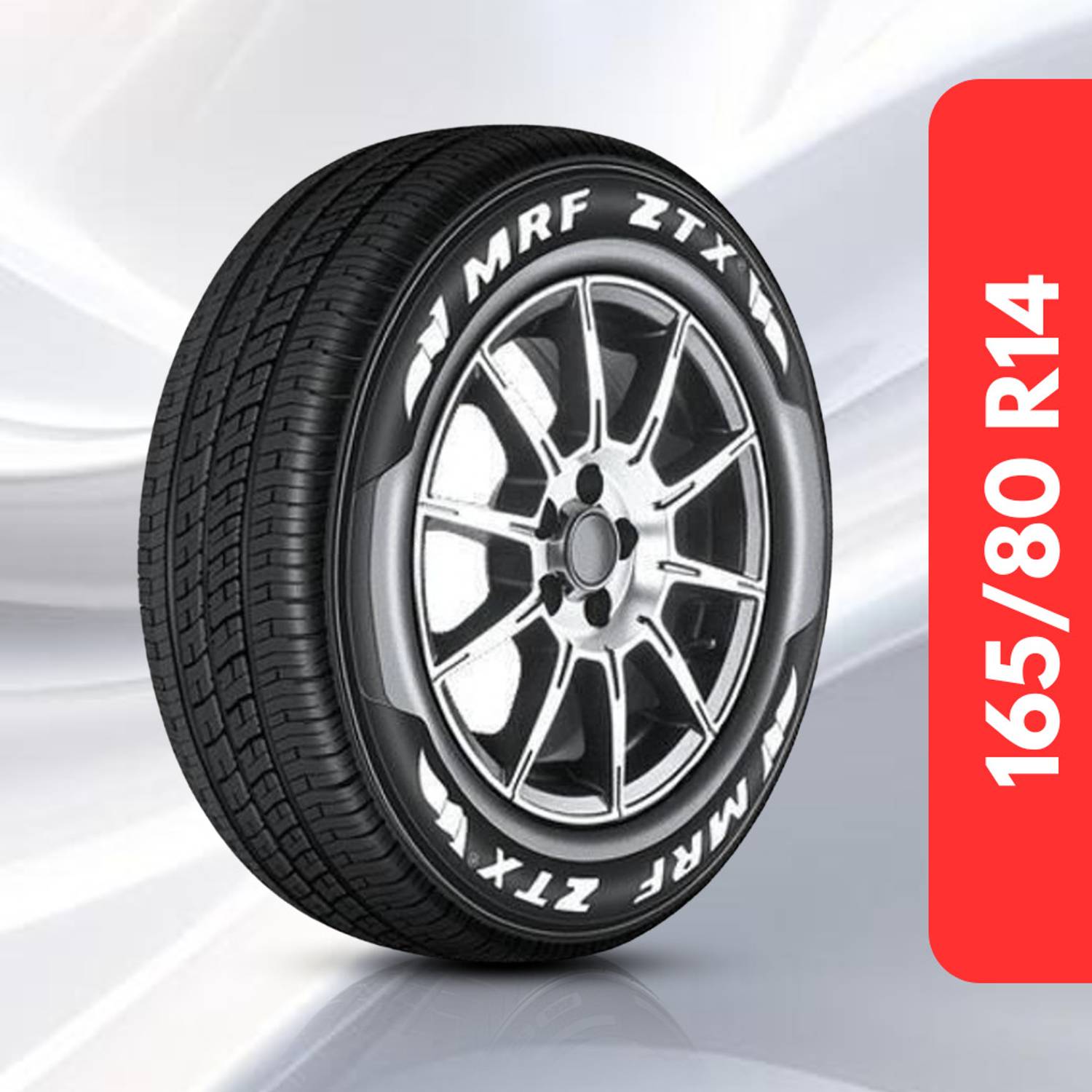 MRF ZTX-A1 165/80 R14 85T ( SET OF 2 ) 4 Wheeler Tyre (165/80 R14