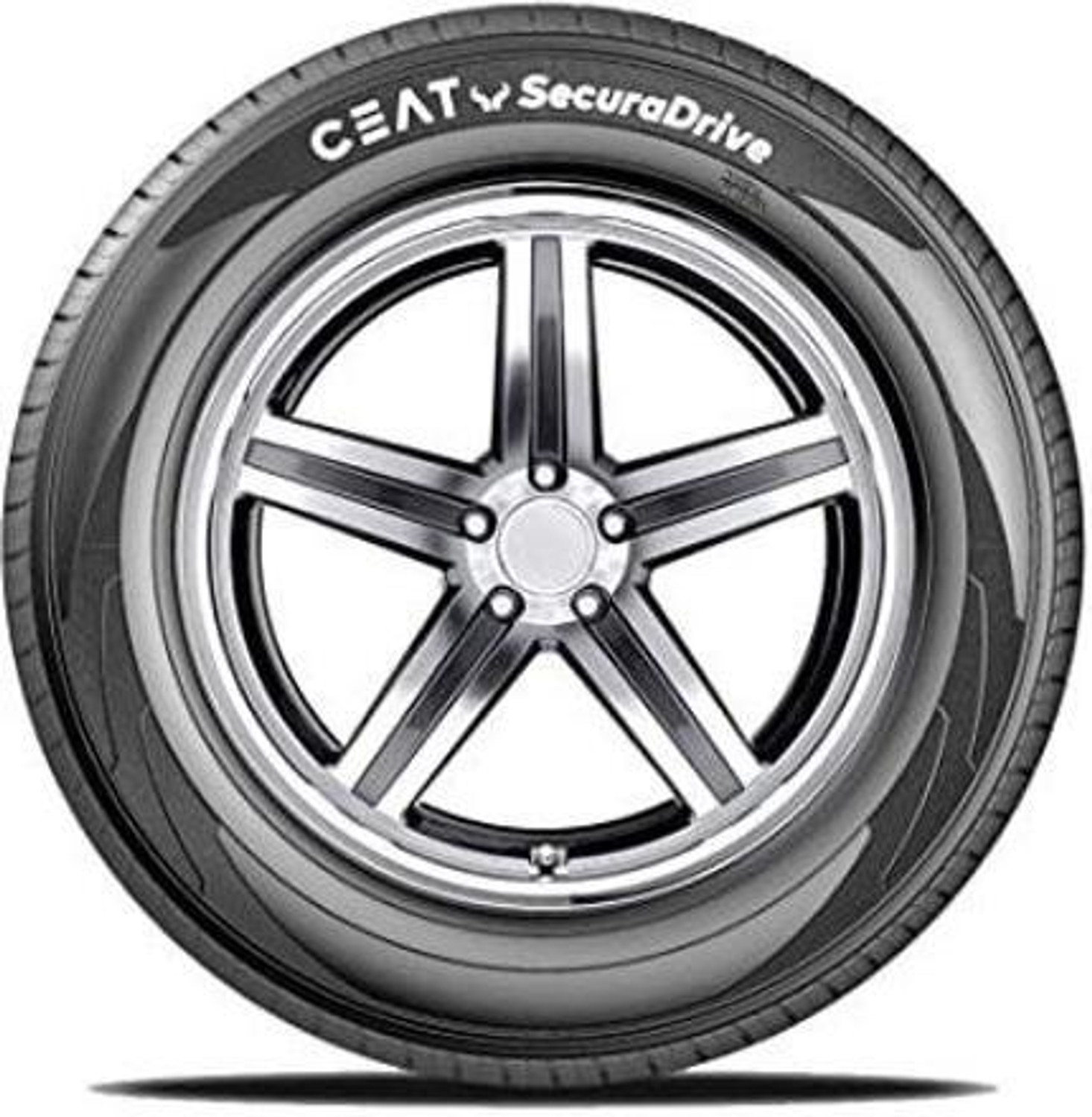 Image of CEAT Secura Drive 215 /60 R17 96H Tubeless Tyre For Car For Steady Grip Tyre 4 Wheeler Tyre