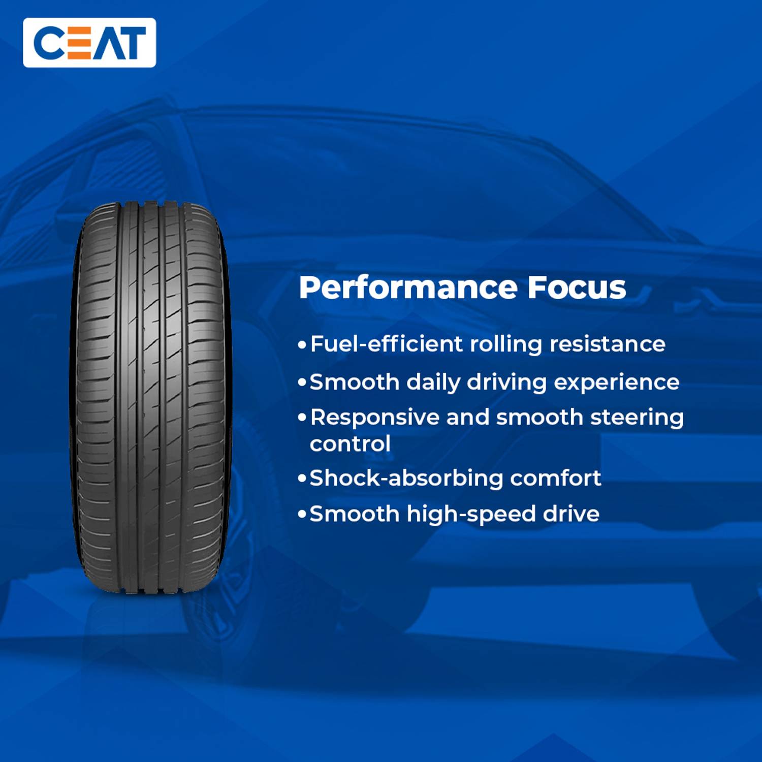 CEAT 195/60 R16 89H Secura Drive Tubeless Car Tyre 4 Wheeler Tyre CEAT 195/60 R16 89H Secura Drive Tubeless Car Tyre 4 Wheeler Tyre