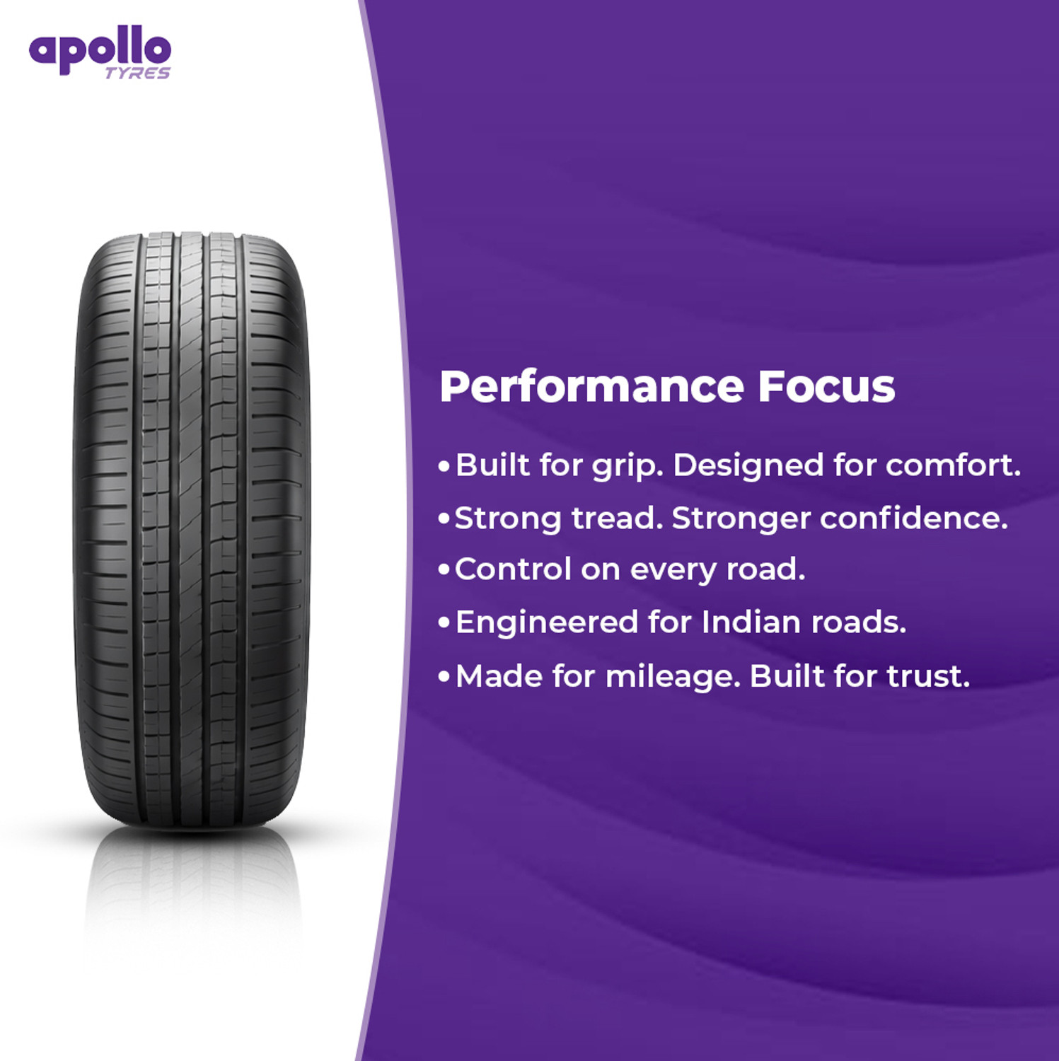Image of Apollo Alnac 4g 4 Wheeler Tyre