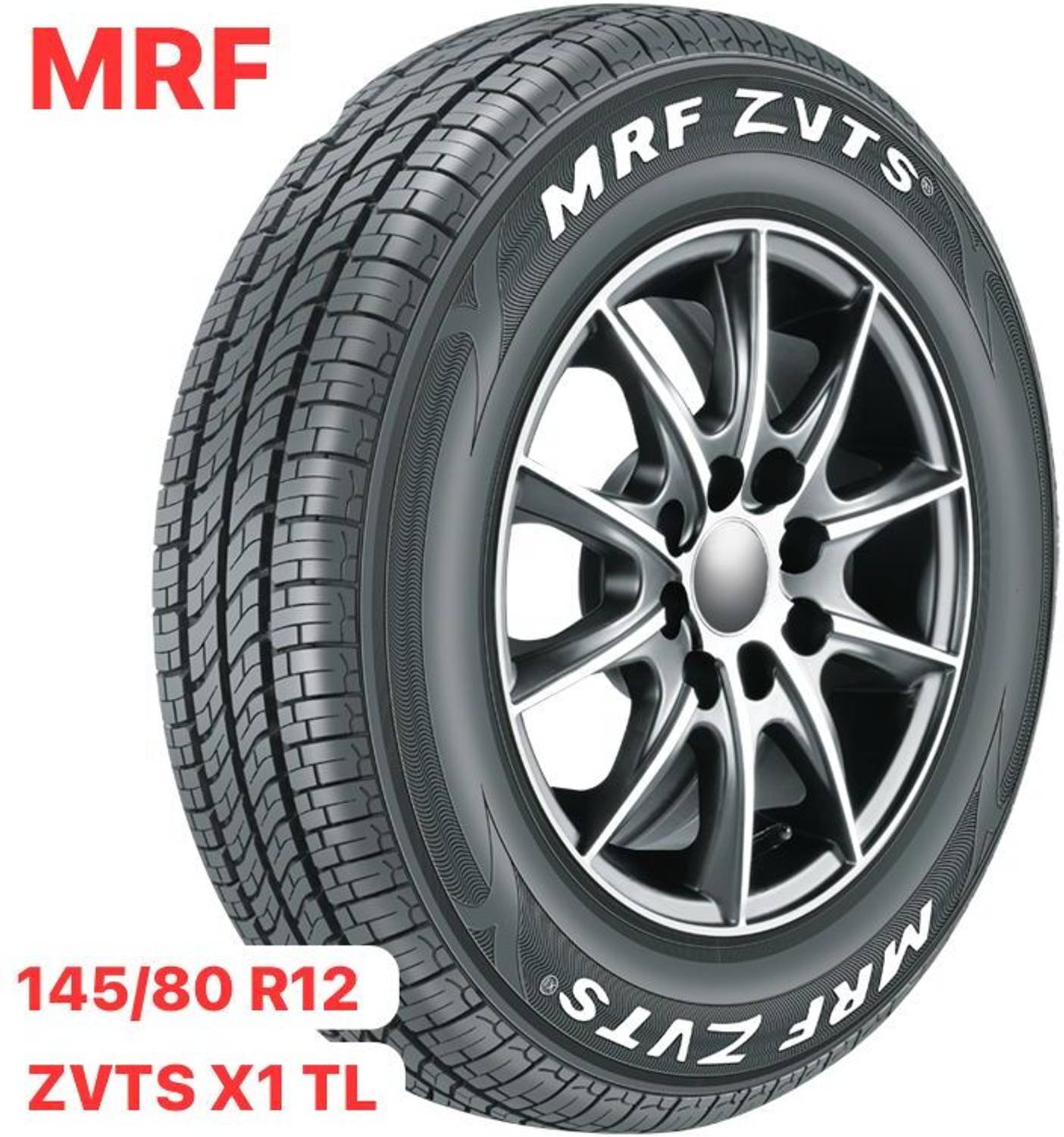 MRF ZVTS X1 145/80 R12 74T (NEW MODEL) 4 Wheeler Tyre Price in
