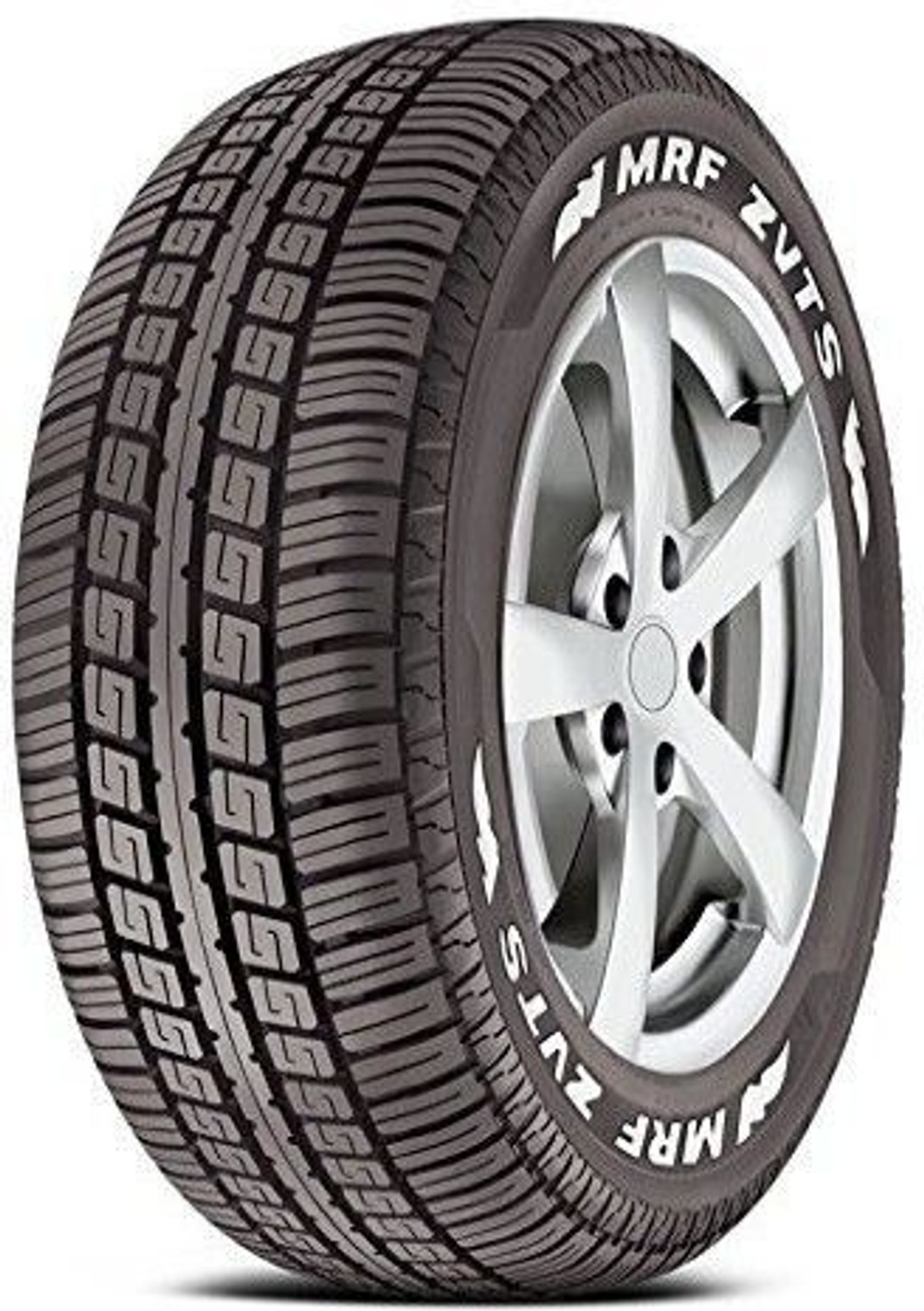 Image of MRF 155 /65R13 73T ZVTS TUBE LESS CAR TYRE 4 Wheeler Tyre