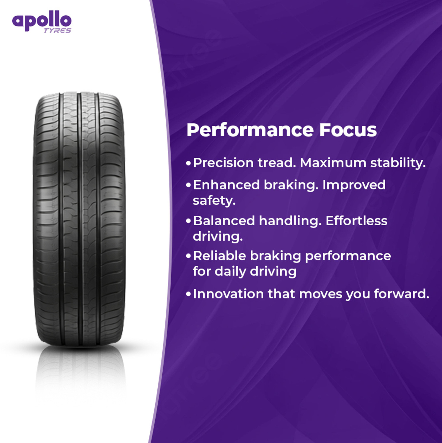 Image of Apollo 75 T Amazer 4G Life 4 Wheeler Tyre