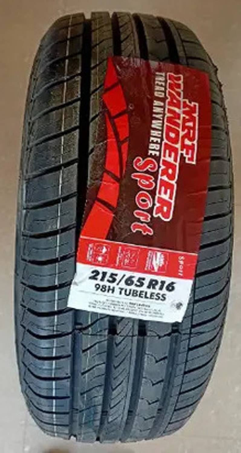MRF 215/65R16 98H WANDERER SPORT TUBE LESS 4 Wheeler Tyre Price in