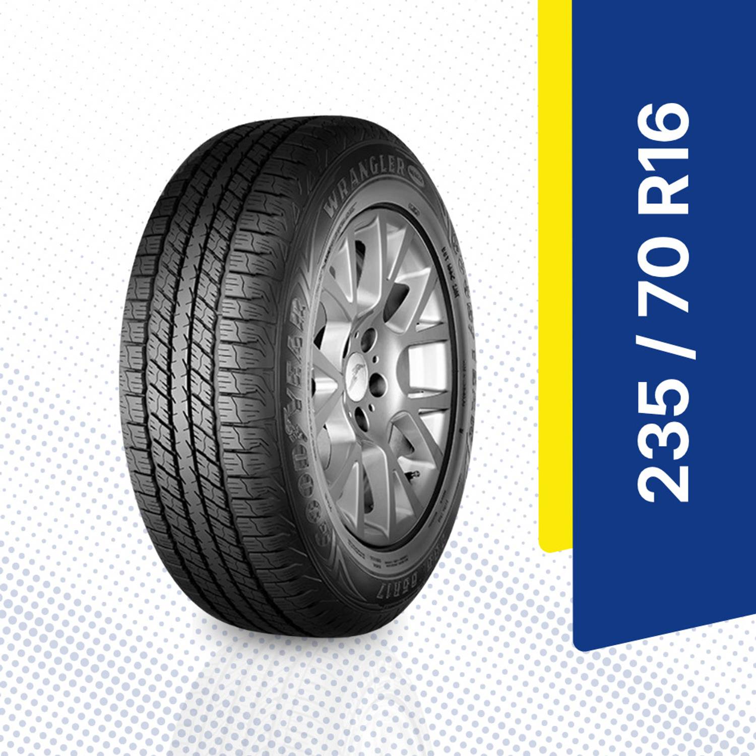 【TMC.】LEXEL SwaGGer 235/70r16 G075 Goodyear 235/70R16 WRANGLER TRIPLEMAX 106H TL TA 4 Wheeler Tyre