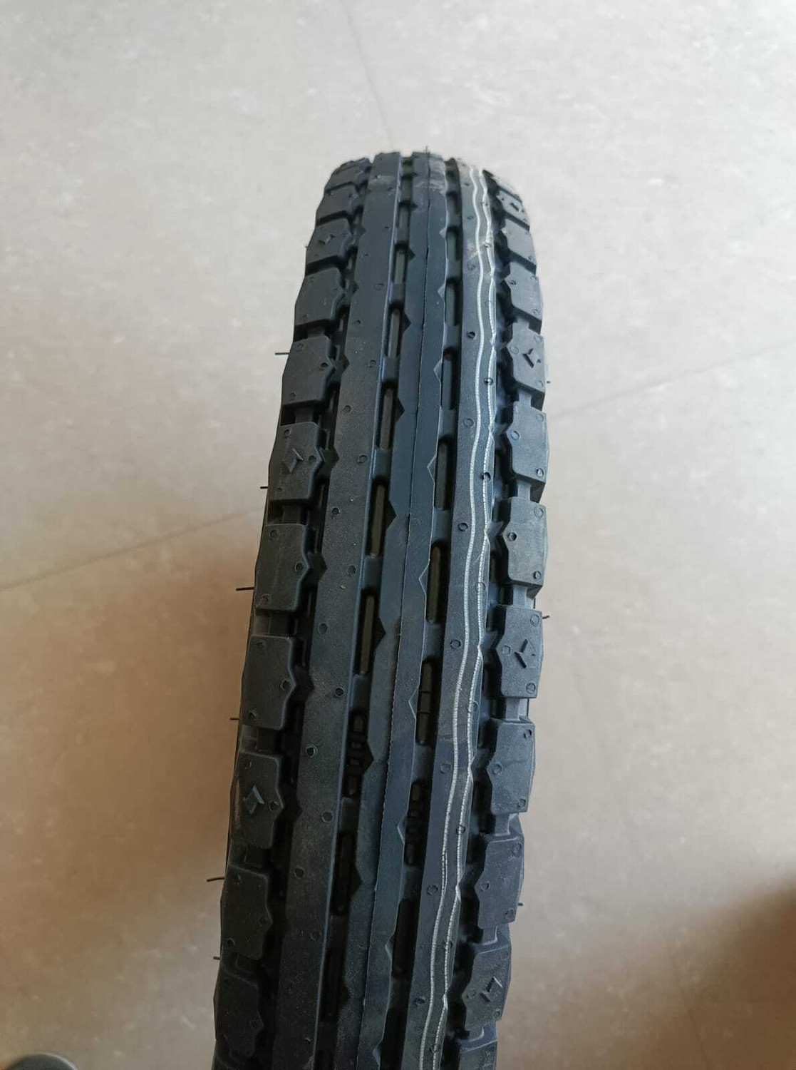 Image of MRF 3.75-12 76B 6PLY TYRE 3 Wheeler Tyre