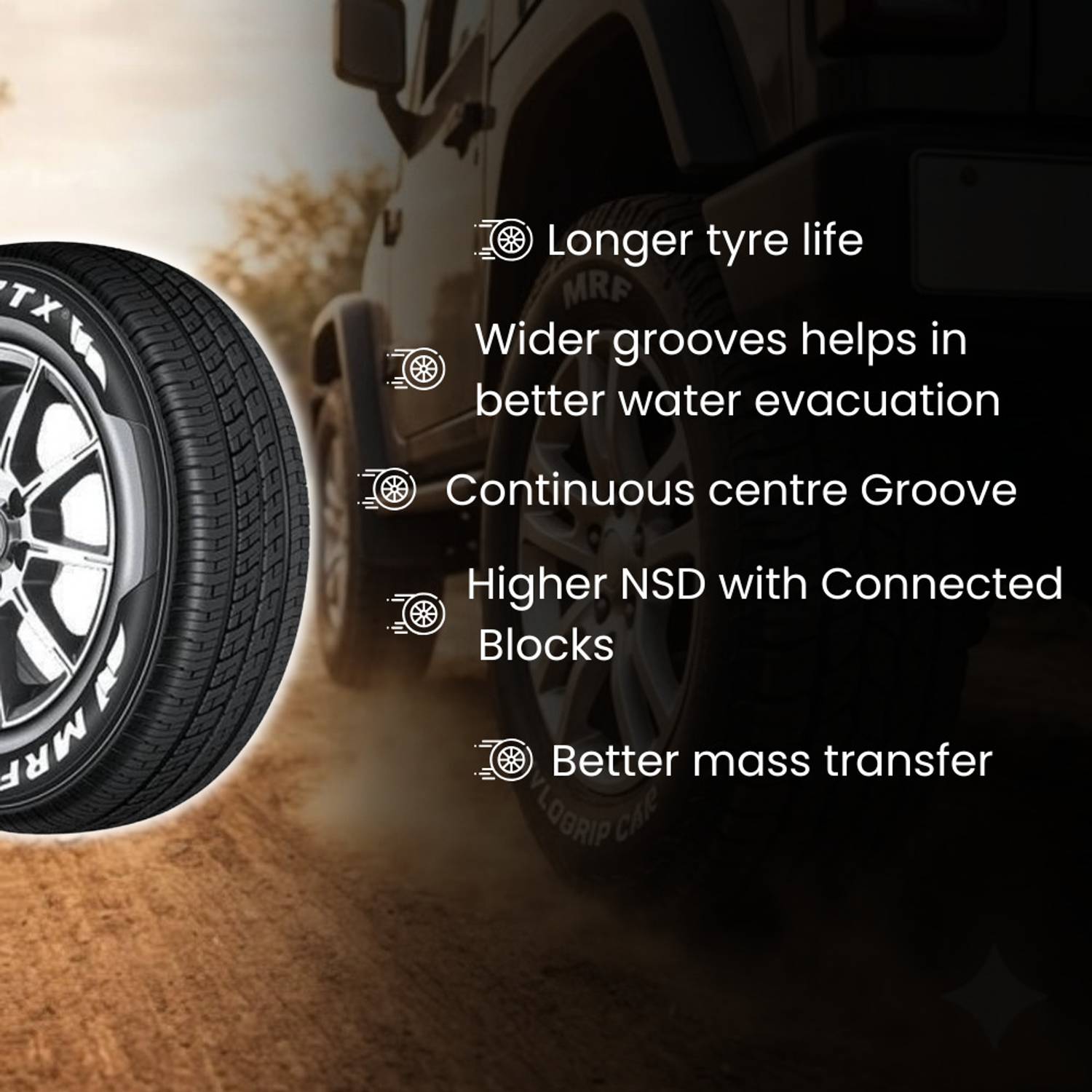 MRF ZTX-A1 165/80 R14 85T ( SET OF 2 ) 4 Wheeler Tyre Price in