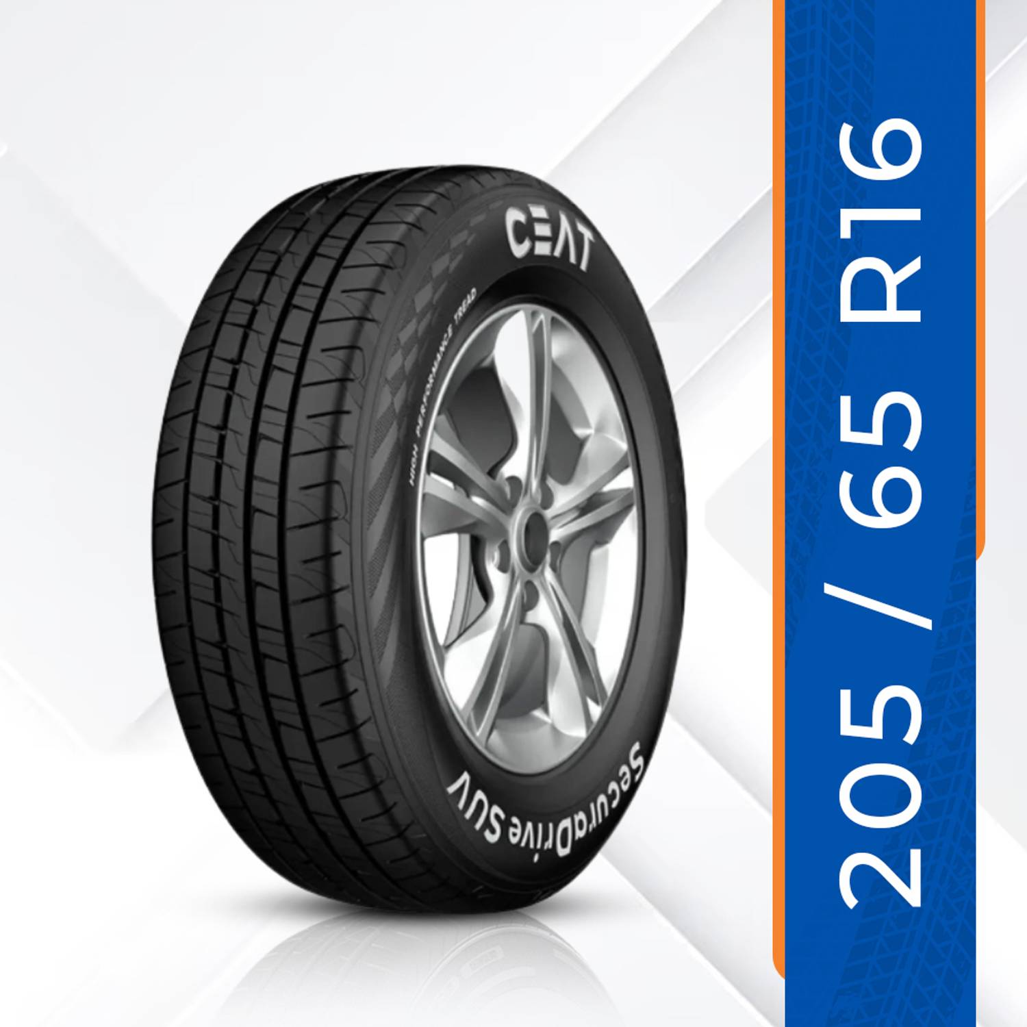 CEAT 205/65 R16 SecuraDrive SUV TL 95H 4 Wheeler Tyre Price in