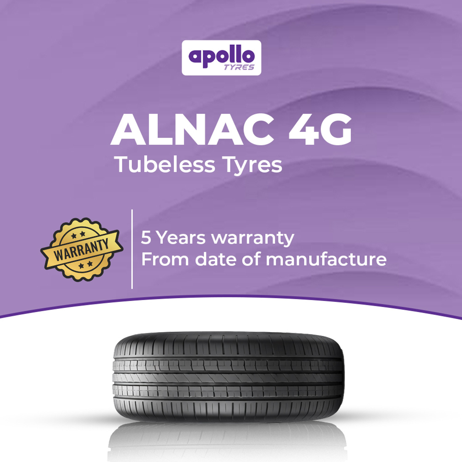 Image of Apollo Alnac 4g 4 Wheeler Tyre