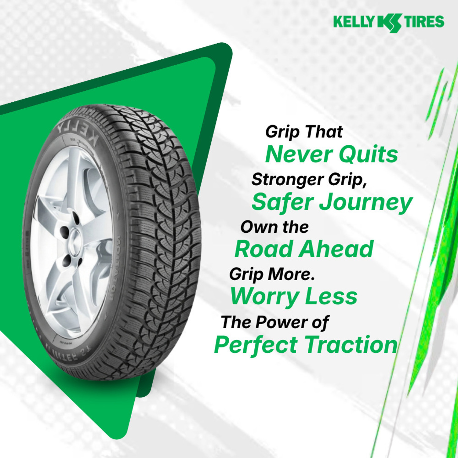 Image of Goodyear Kelly 165 /80R14 85T VFM 3 4 Wheeler Tyre