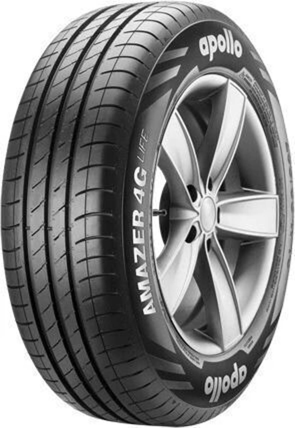 Apollo with Doorstep Installation 165/70 R14 AMAZER 4G LIFE 81T TUBELESS TYRE 4 Wheeler Tyre