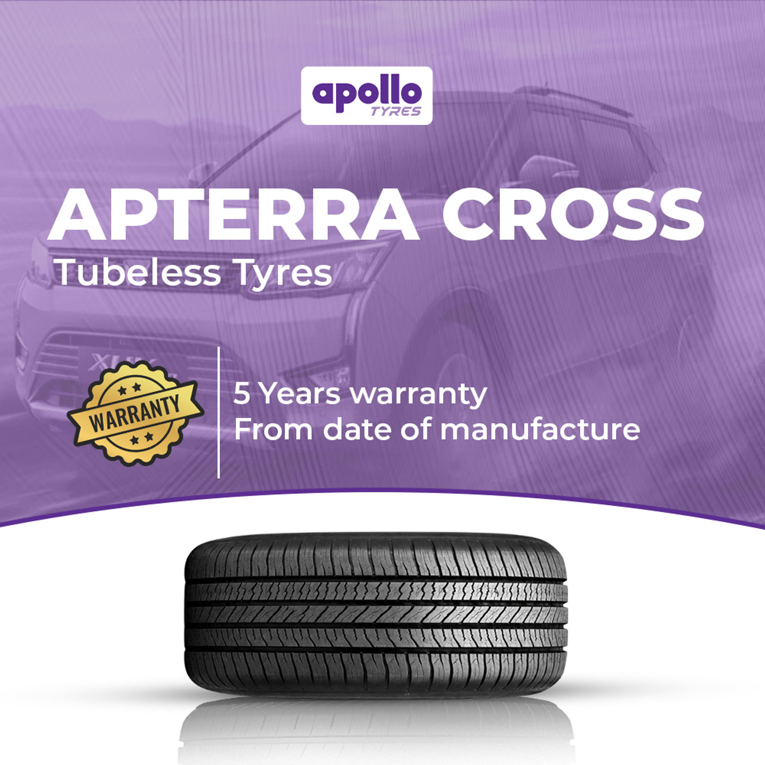 Image of Apollo APTERRA CROSS 4 Wheeler Tyre