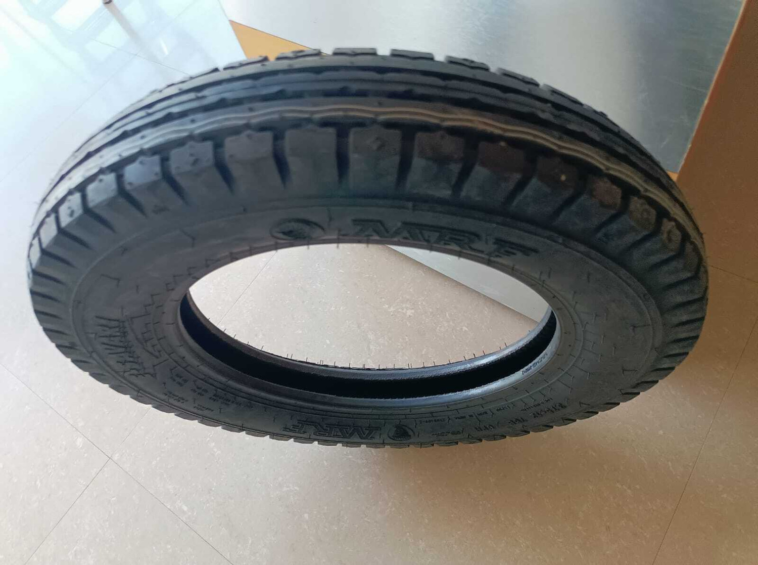 Image of MRF 3.75-12 76B 6PLY TYRE 3 Wheeler Tyre