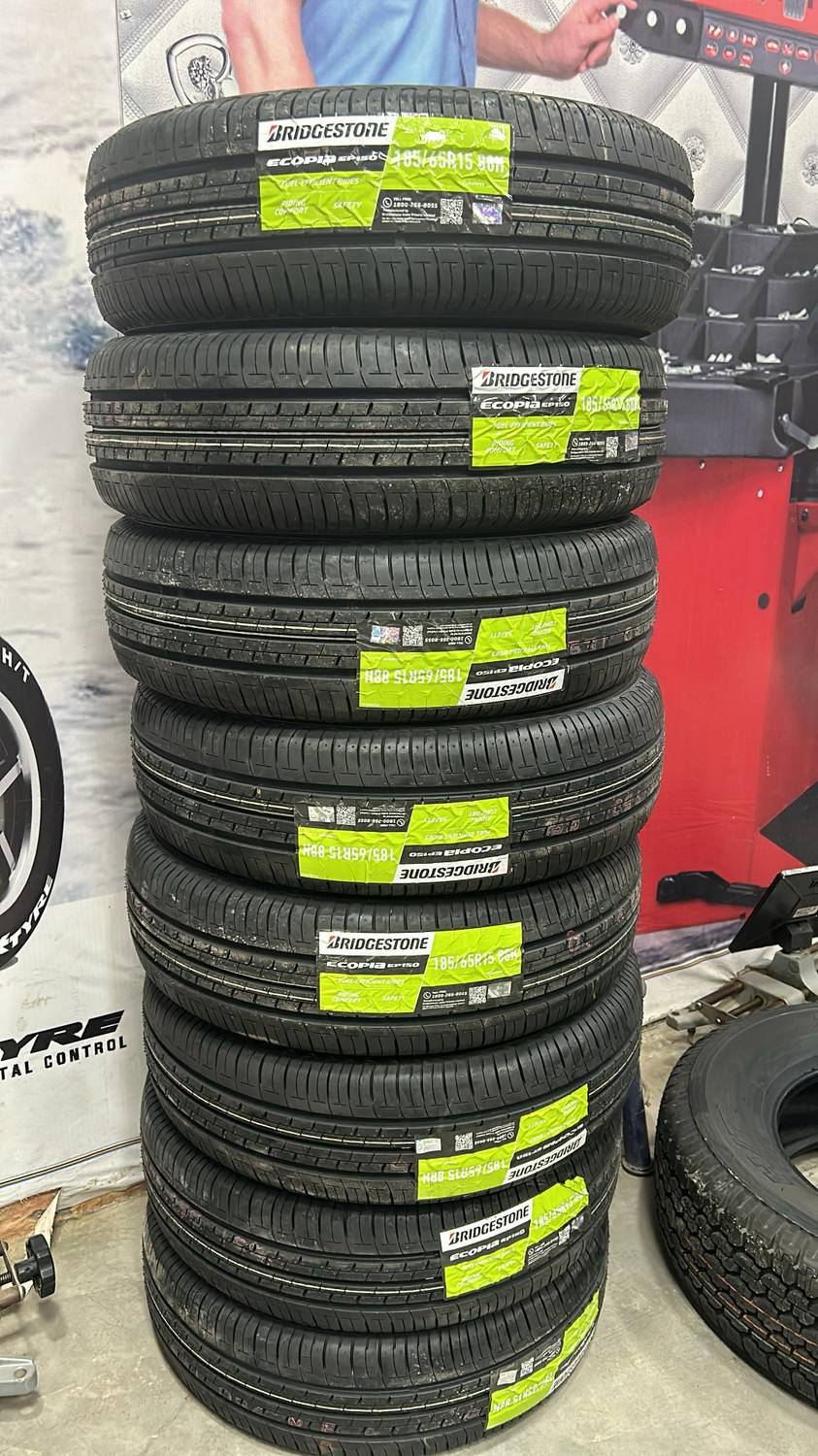 BRIDGESTONE ecopia 185/65 r15 4 Wheeler Tyre Price in India - Buy