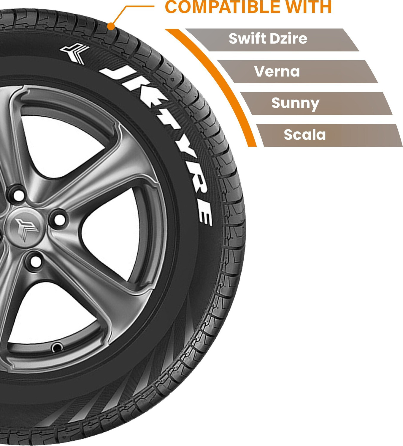 Image of JK TYRE UX Royale 4 Wheeler Tyre