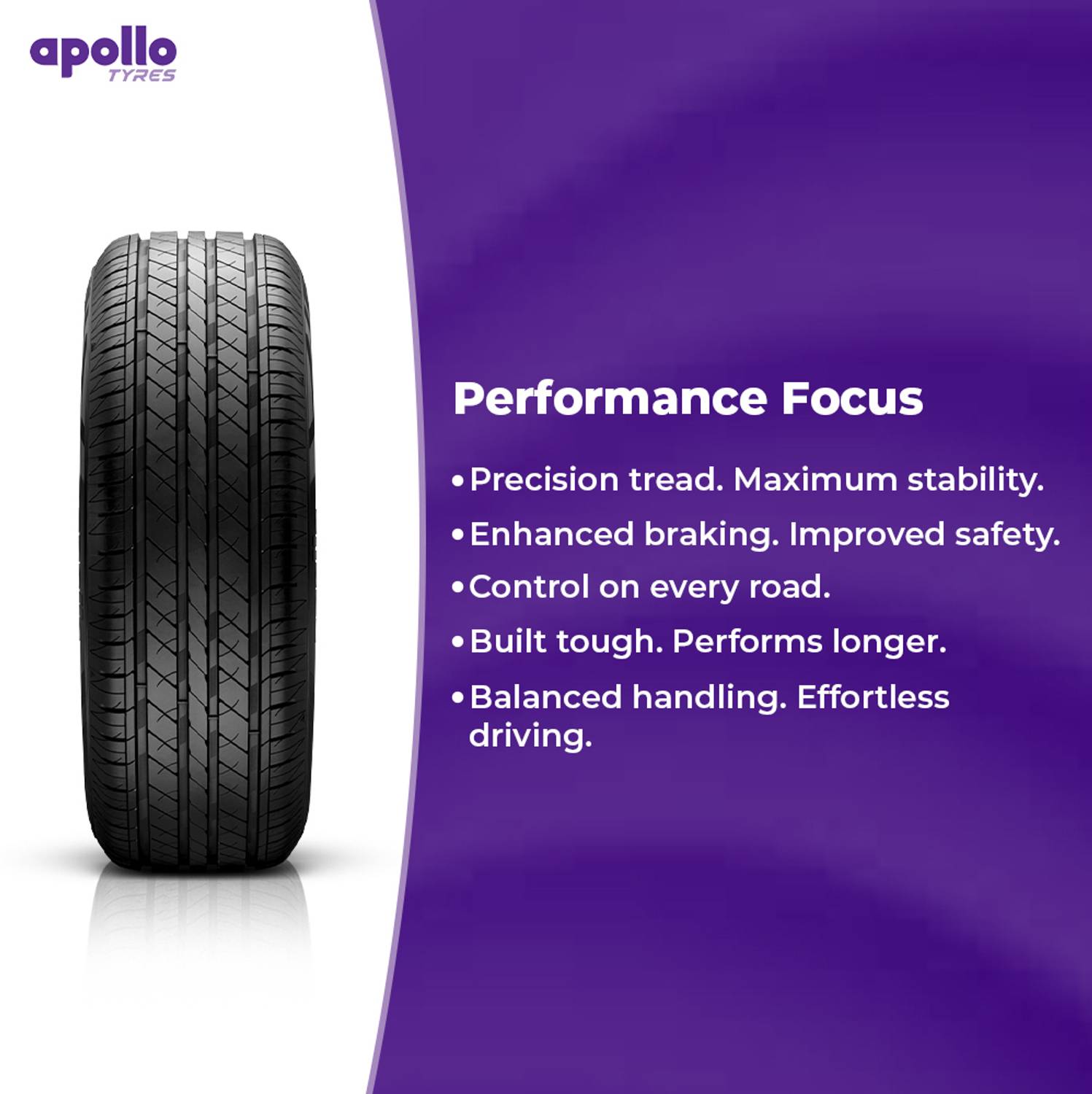 Apollo 95H ALNAC 4GS (MS) TL 4 Wheeler Tyre Price in India - Buy