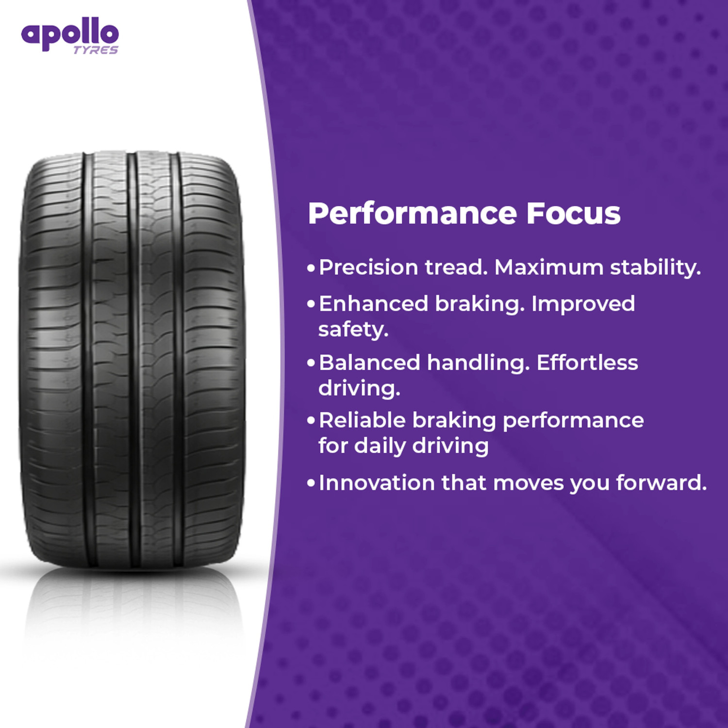 Image of Apollo 185 /70R14 AMAZER 4G LIFE 4 Wheeler Tyre