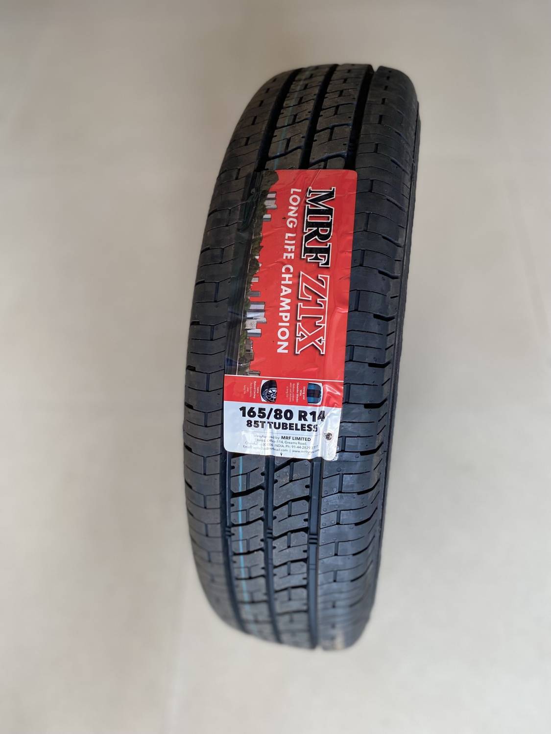 MRF ZTX-A1 165/80 R14 85T ( SET OF 2 ) 4 Wheeler Tyre Price in
