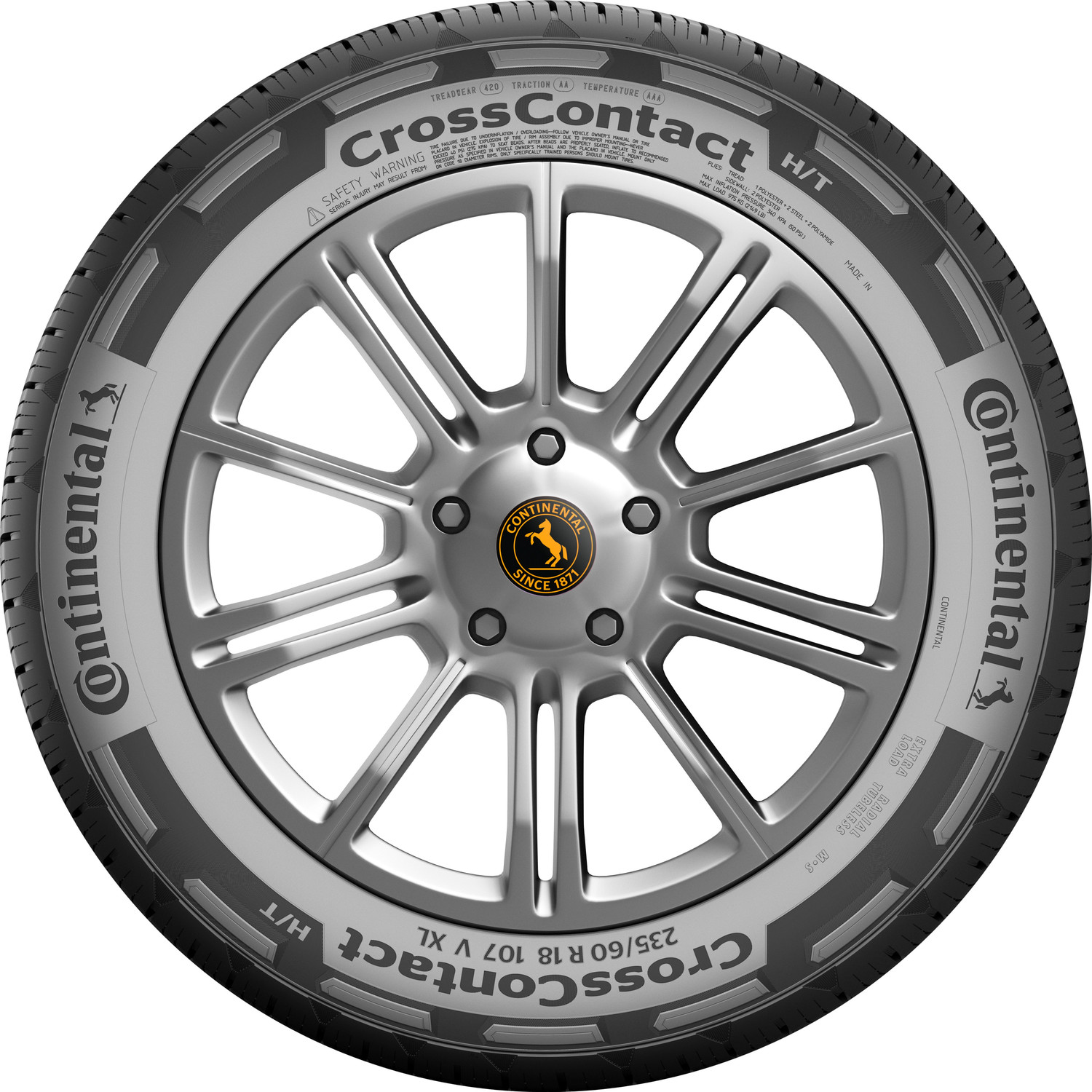 Image of Continental CROSS CONTACT H /T 4 Wheeler Tyre