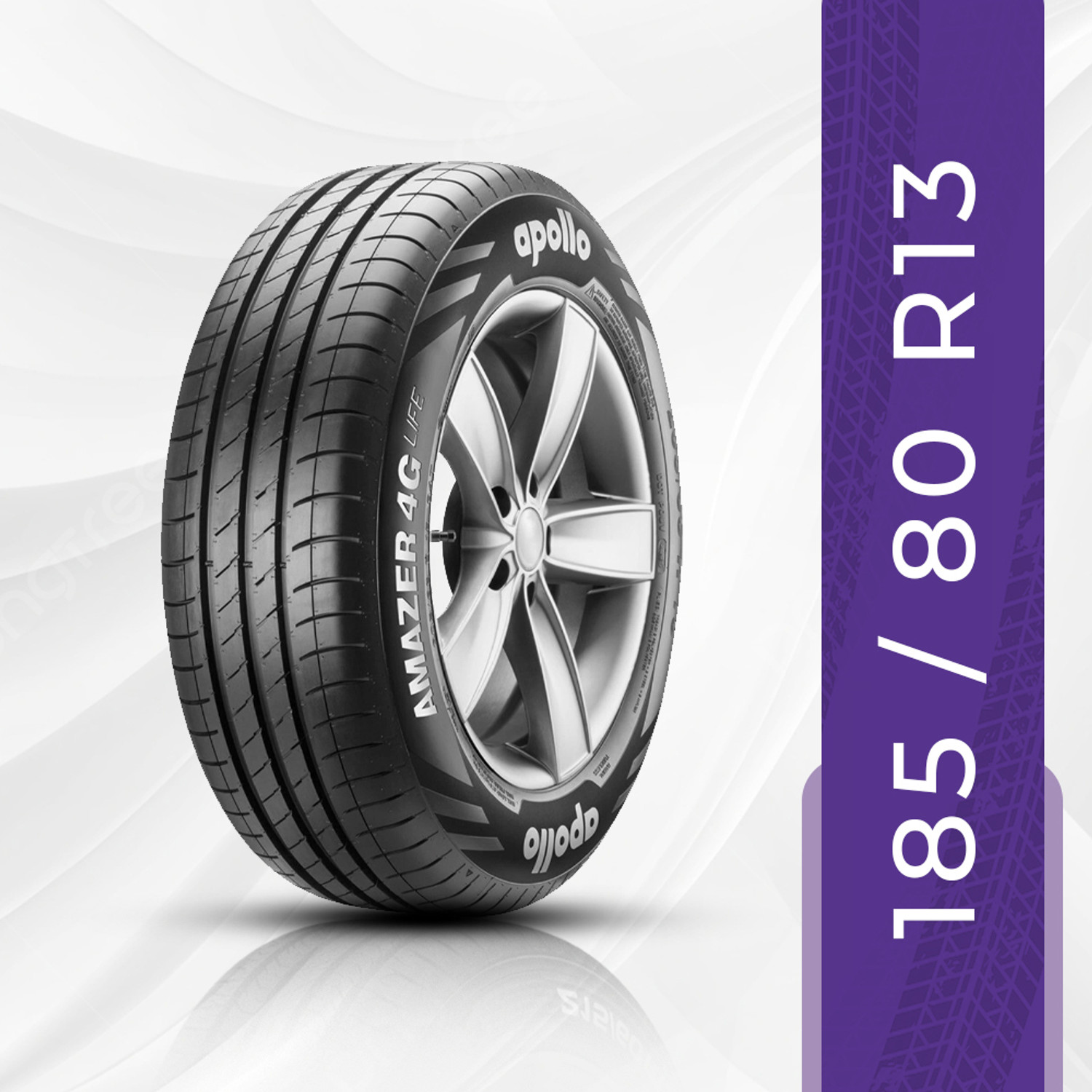 Image of Apollo 75 T Amazer 4G Life 4 Wheeler Tyre