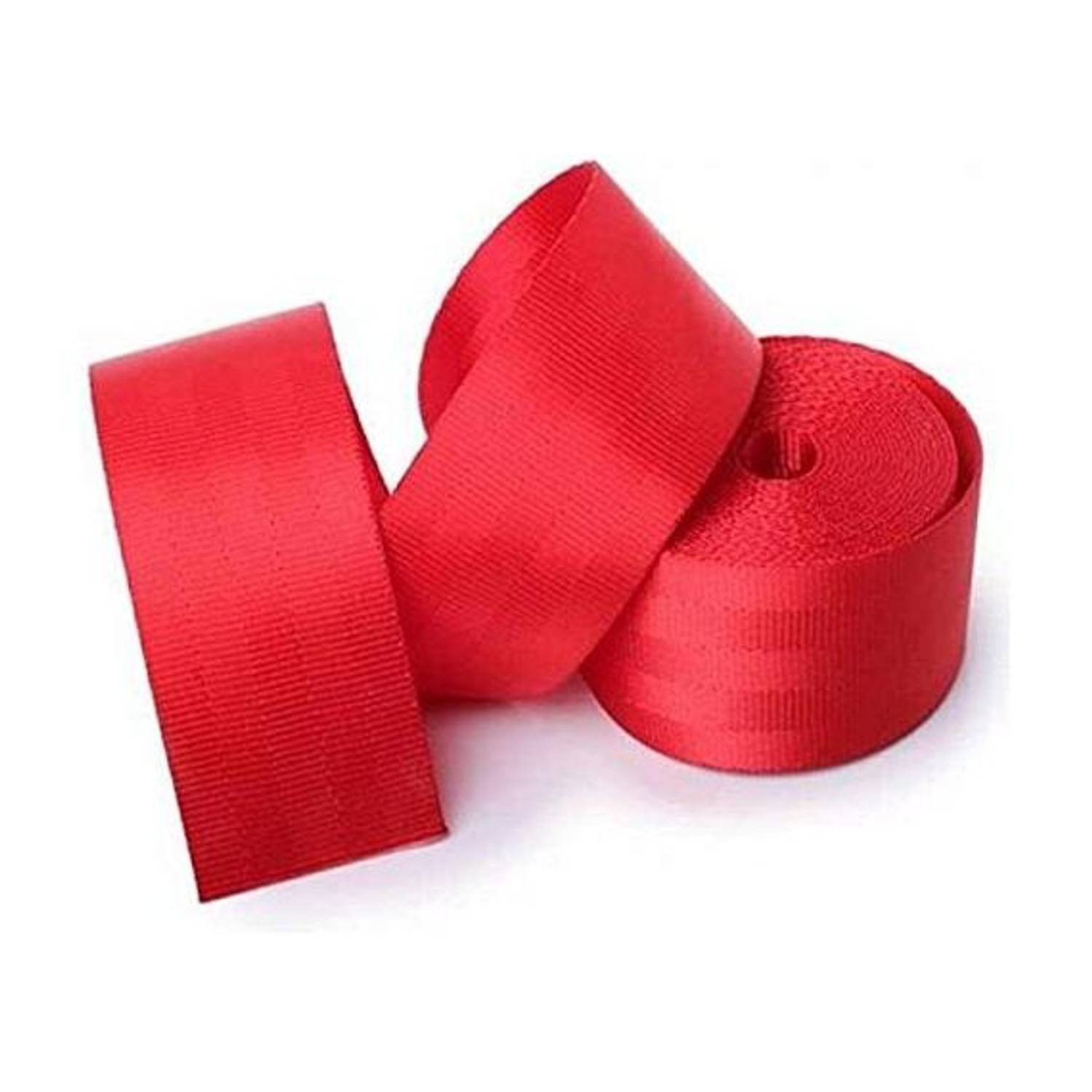 Auto MT RED 3.6M -1PC Car Seat Belt Webbing Safety Seat Belt Nylon Kit Car Seat Belt
