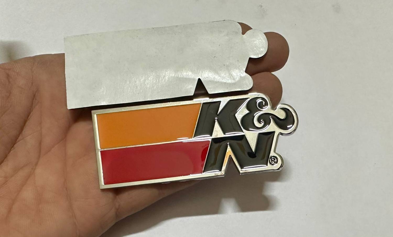 Auto MT CAR Metal 3D K&N Logo 9 x 3.5 cm Car Metal Emblem 3D Badge Sport Sticker Vehicle Tool Kit