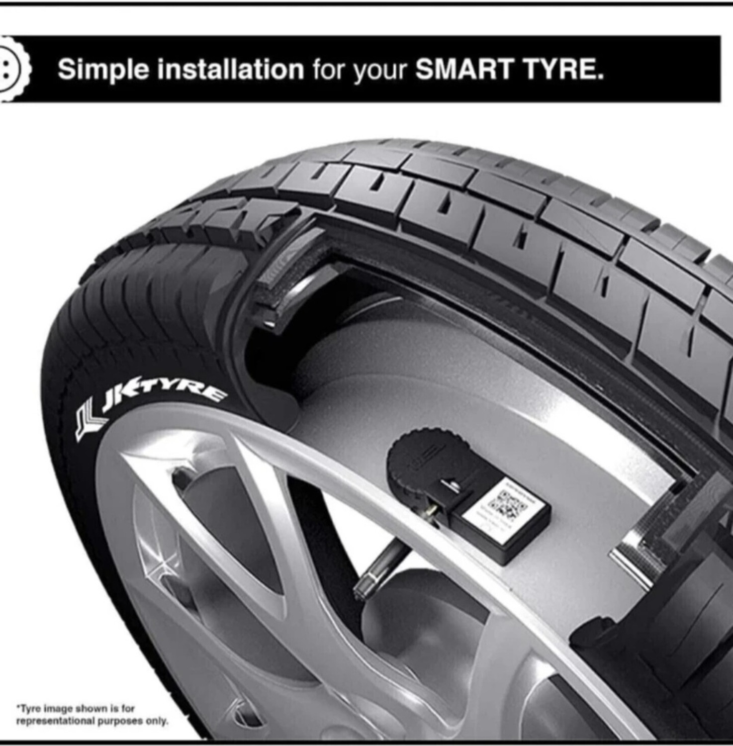 Image of JK TREEL SMART TYRE TR414 1 PEICE OF TREEL Vehicle Tool Roll