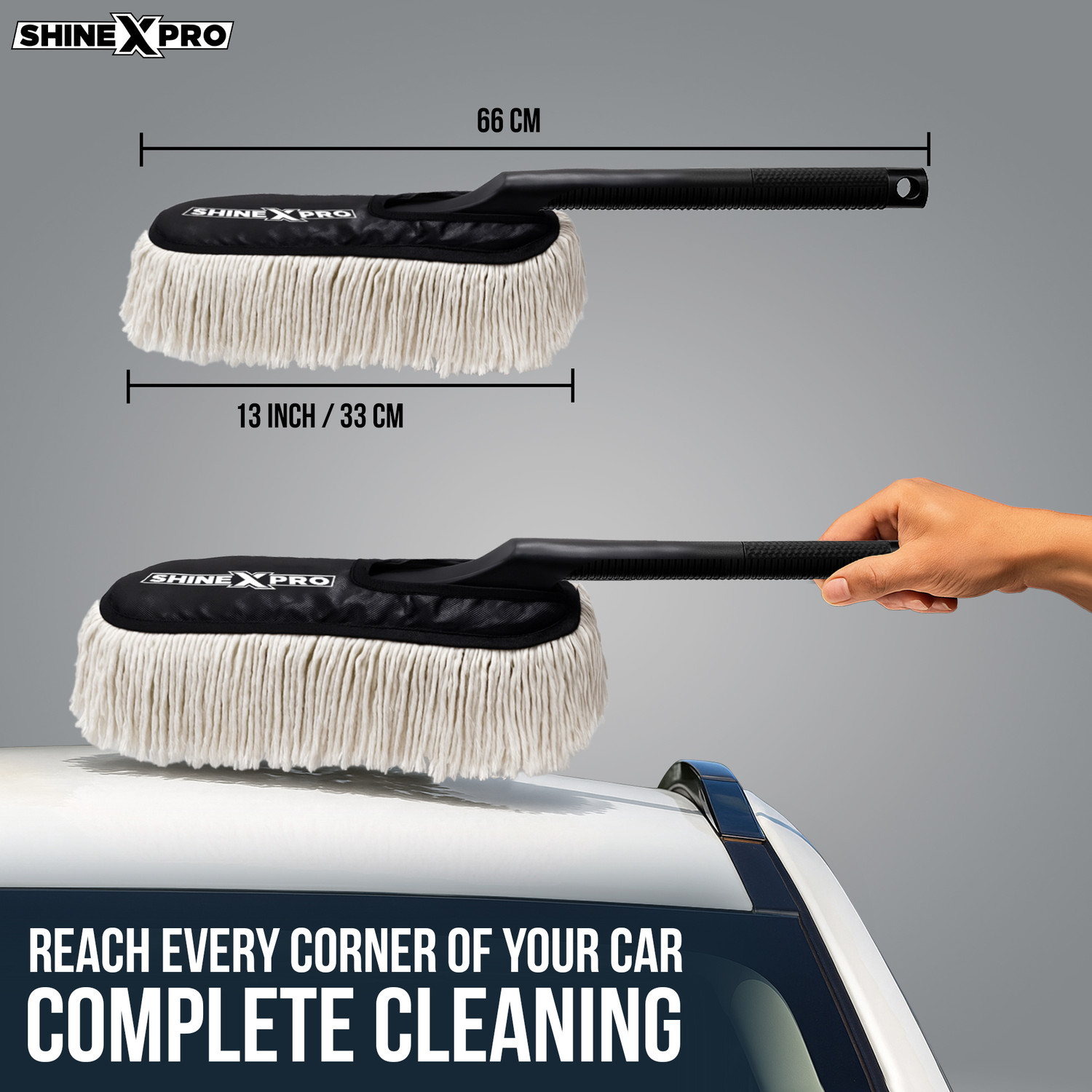 Image of ShineXPro Cotton Vehicle Washing Duster