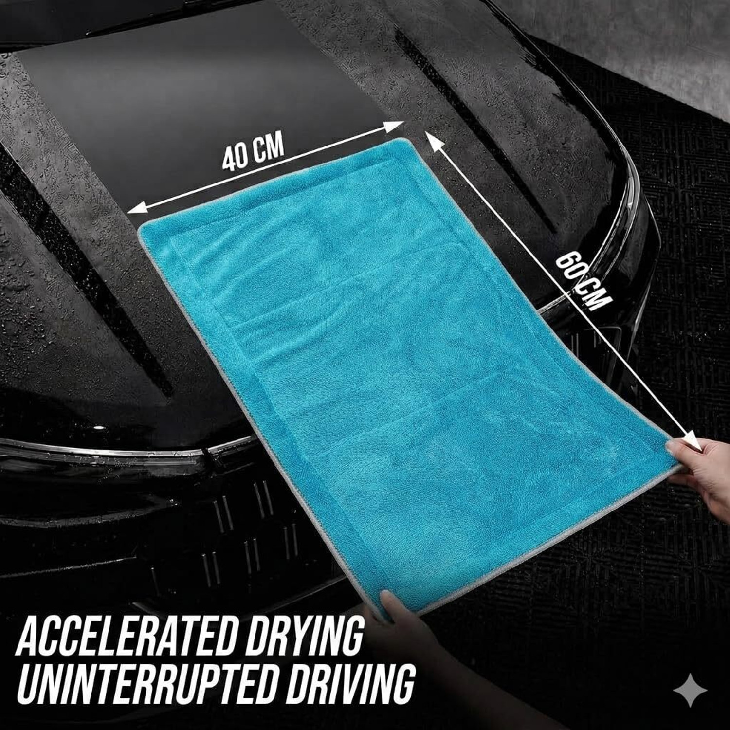 Image of HOMNIX Microfiber Vehicle Washing Cloth