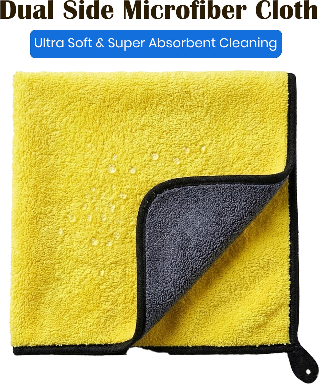 Image of Nippon Paint Microfiber Vehicle Washing Cloth (Pack Of 2, 500 GSM)