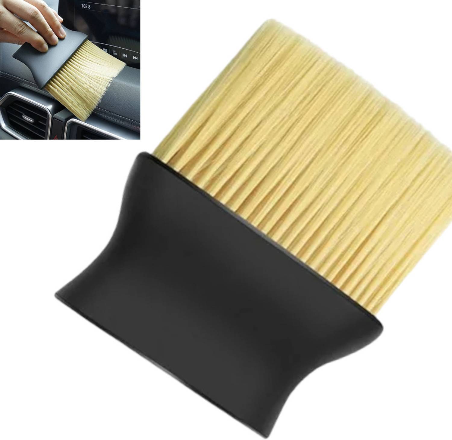 AirSoft Interior Cleaning Soft Brush Dashboard Air Outlet Gap Removal Tools Home Office Dry Duster