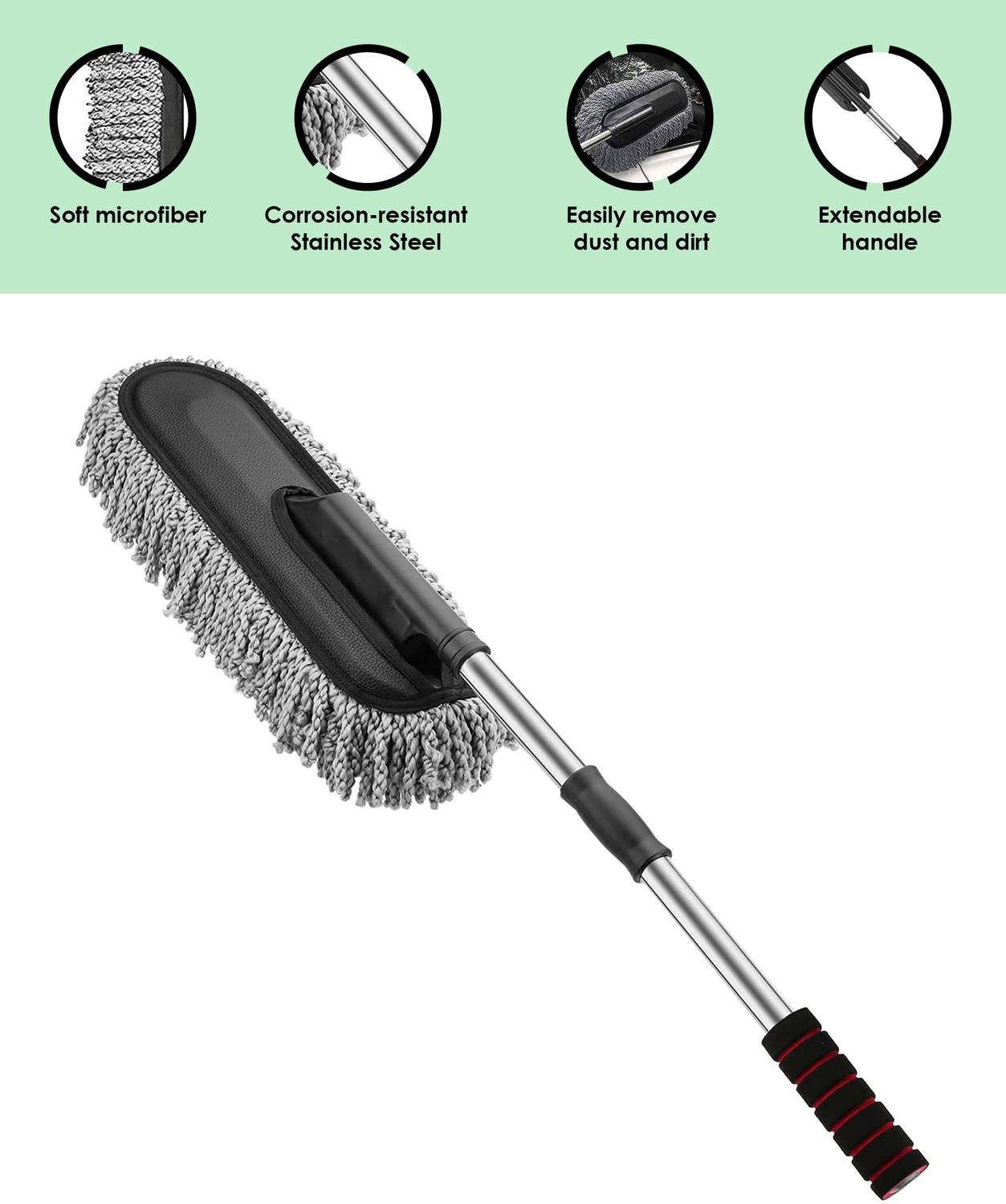 KOTHIA Microfiber Vehicle Washing Duster Pack of 1 - Image 2