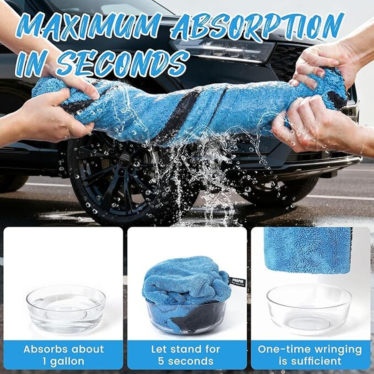 Image of rich mart Microfiber Vehicle Washing Duster