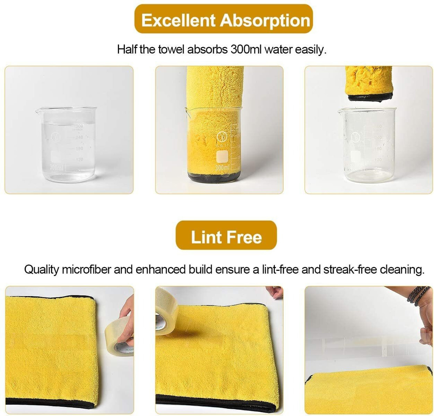 Image of Auto Hub Microfiber Vehicle Washing Cloth