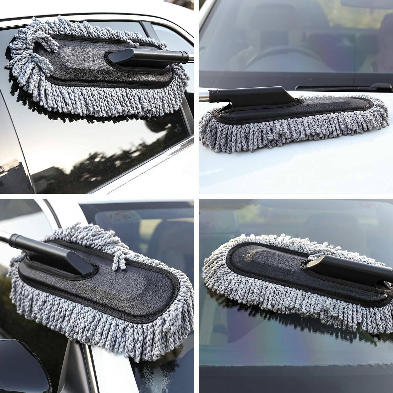 carfrill Multipurpose Car Wash Brush Exterior and Interior Microfiber Duster Wet and Dry Duster