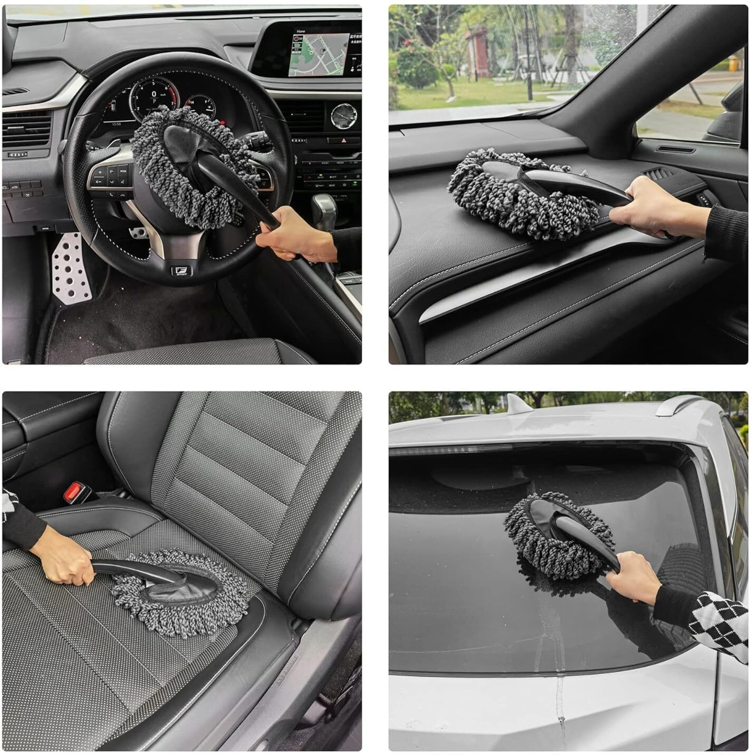 Image of RUSTAR Car Cleaning Kit with Air Blower |Removes Dust And Mould from AC | Vehicle Interior Cleaner