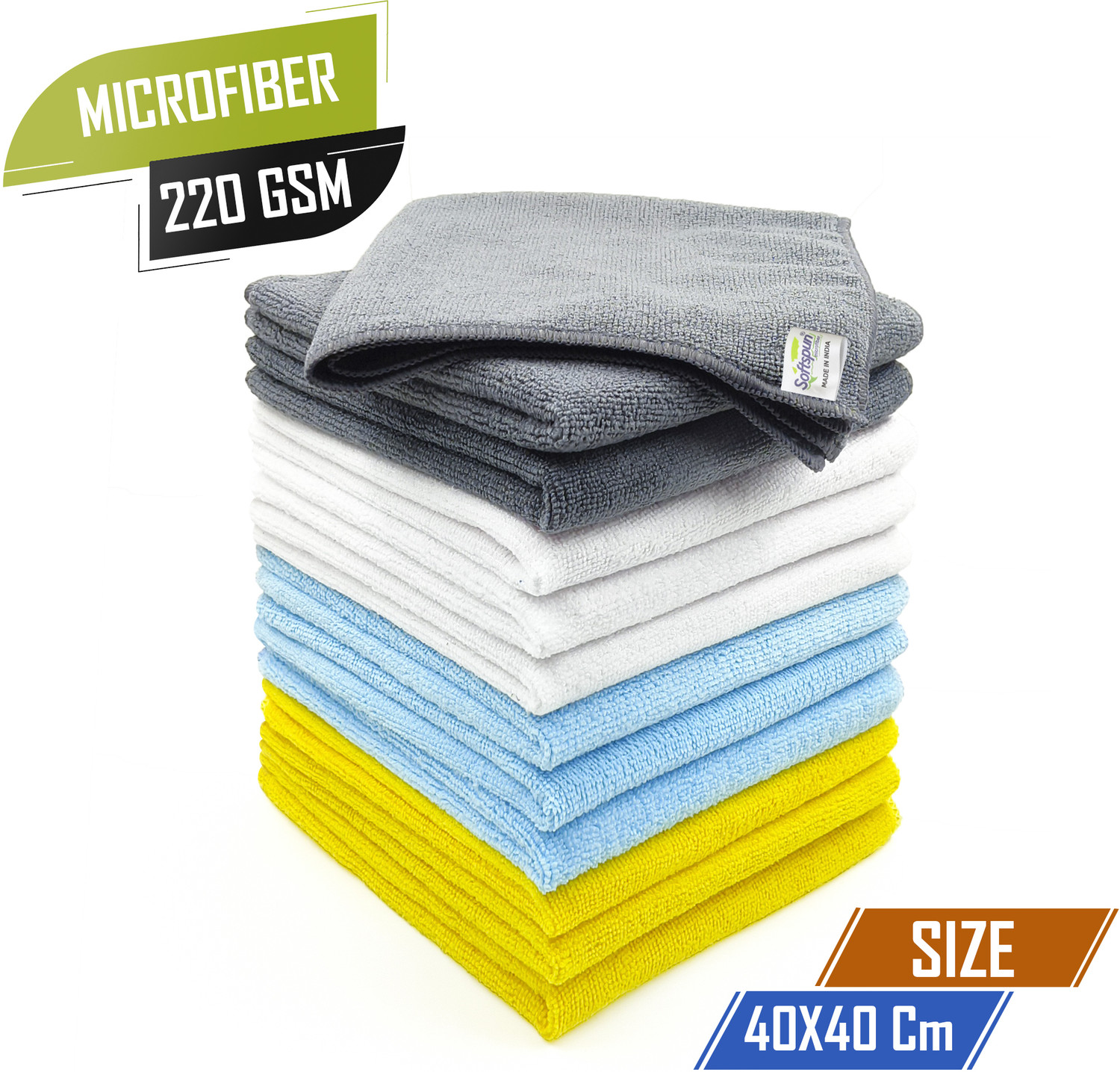Image of SOFTSPUN Microfiber Vehicle Washing Cloth