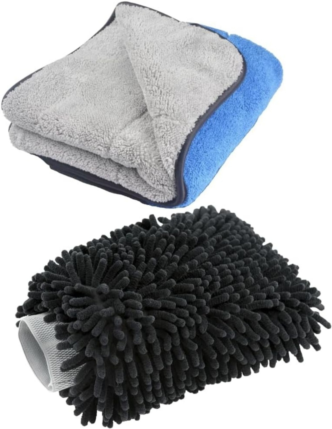Image of Dskvesto Microfiber Vehicle Washing Hand Glove (Pack Of 1, 1200 GSM)