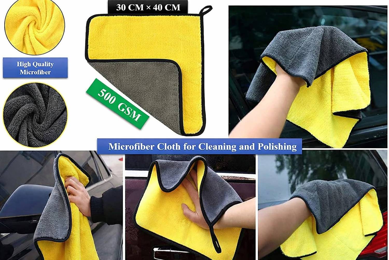 Decozare Microfiber Vehicle Washing Chain Cleaner Brush - Image 4