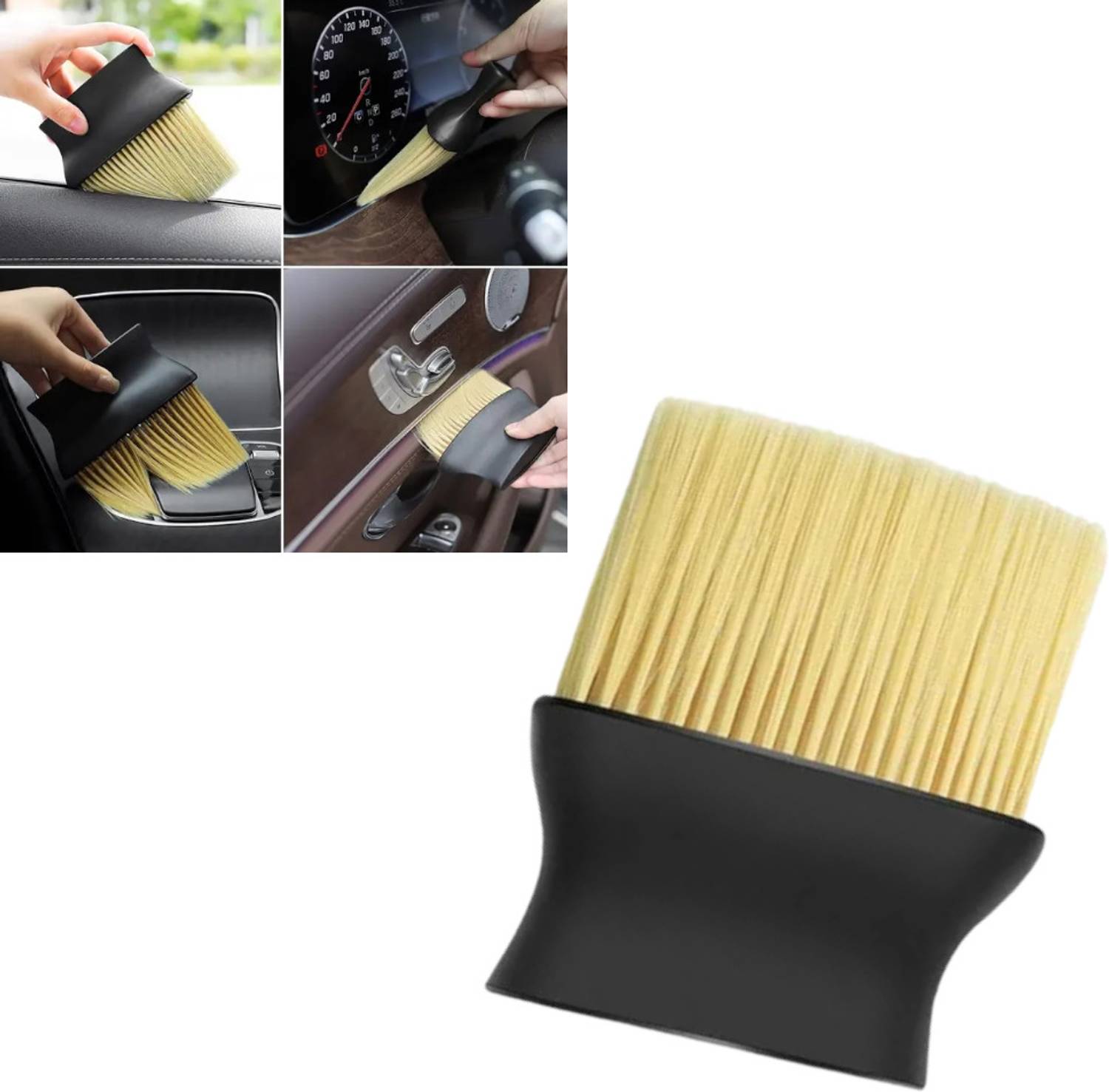 AirSoft High Quality Microfiber Car Cleaning Brushe | Automobile Interor Detailing Brush Dry Duster