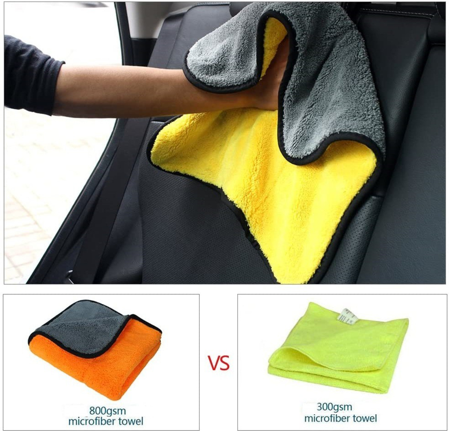 Image of Auto Hub Microfiber Vehicle Washing Cloth