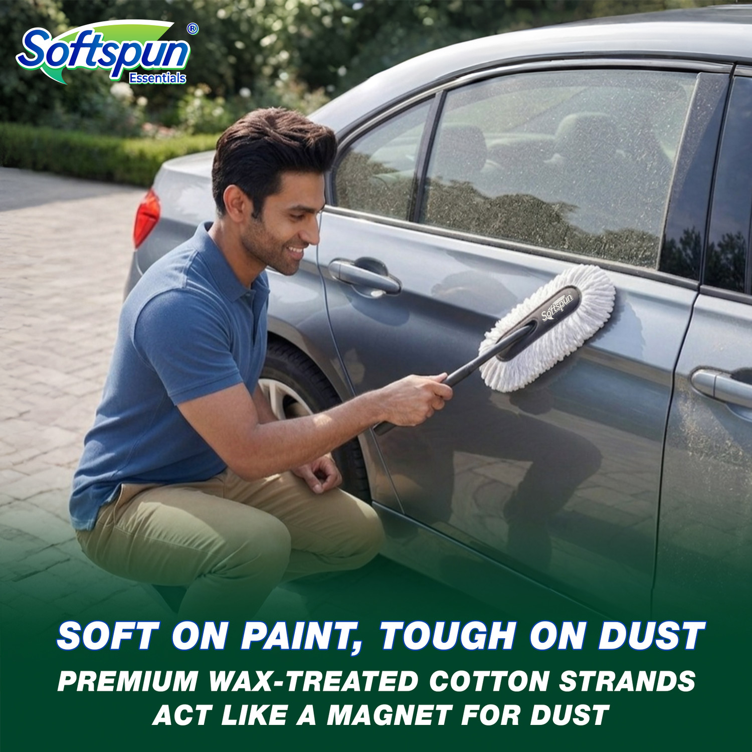 Image of SOFTSPUN Cotton Vehicle Washing Duster