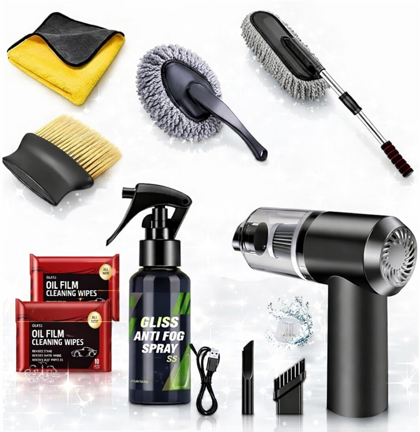 Image of JUNJULA Microfiber Vehicle Washing Duster